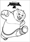 Розфарбовка Kung-Fu Panda